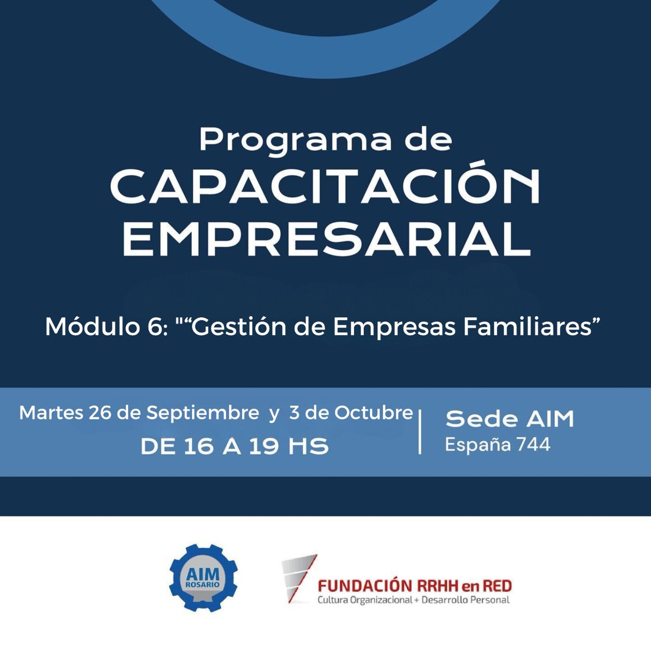 6° MÓDULO DEL PROGRAMA DE CAPACITACIÓN EMPRESARIAL